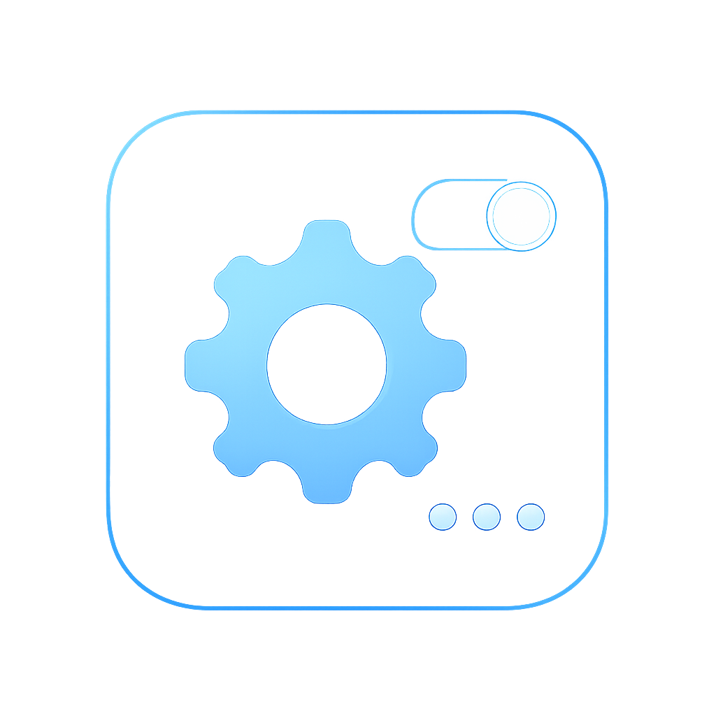 Icon representing accessibility features in 101 Game.