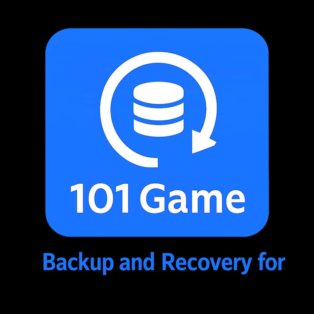 Icon representing Backup and Recovery for 101 Game, focusing on data protection.