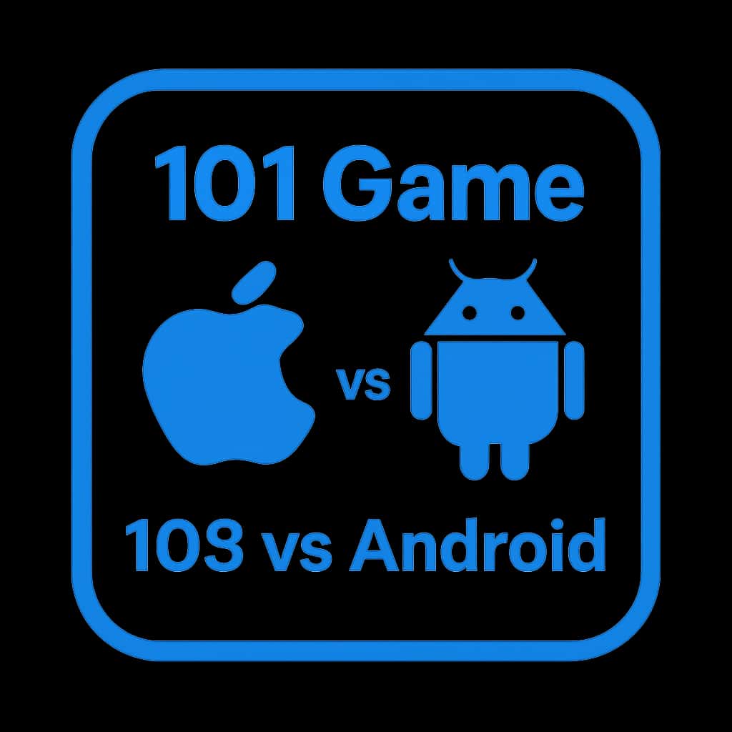 Icon representing 101 Game iOS vs Android guide.