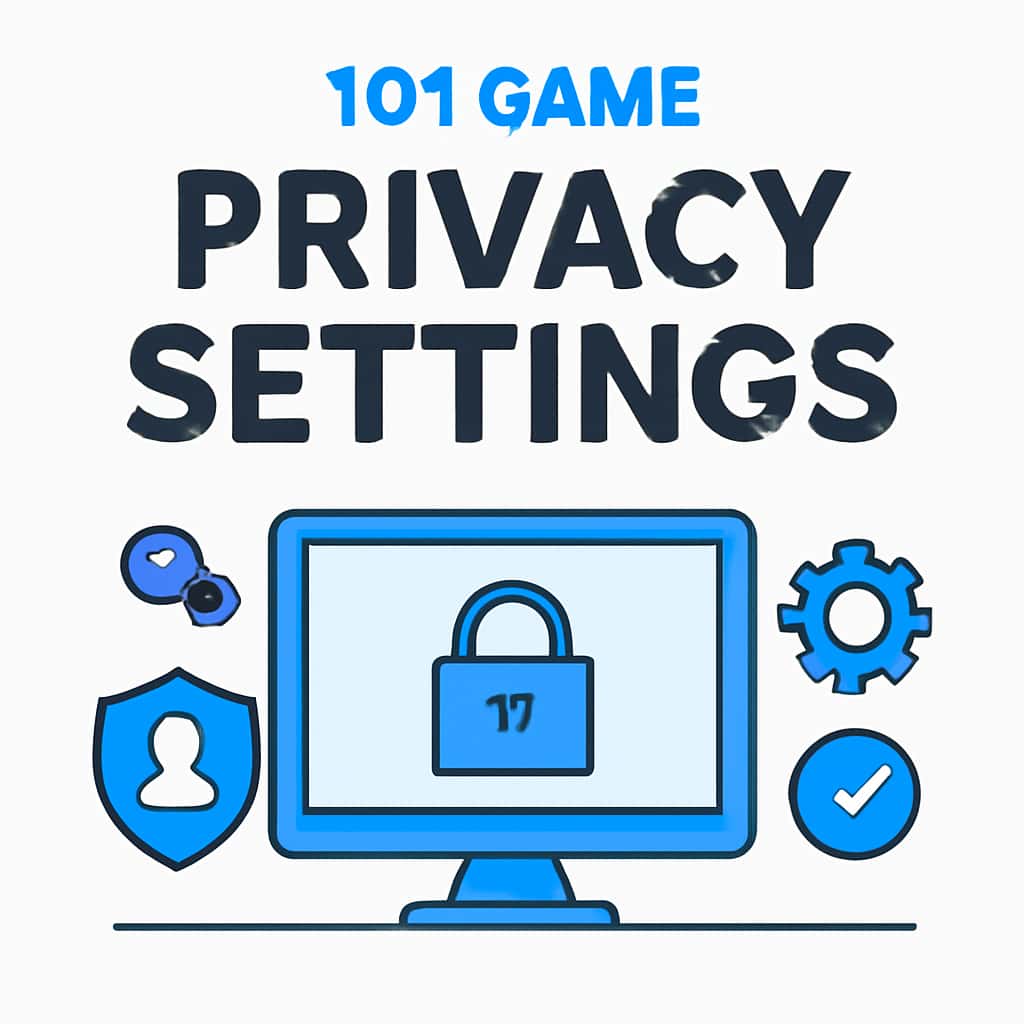 Illustration explaining the privacy settings of the 101 Game.