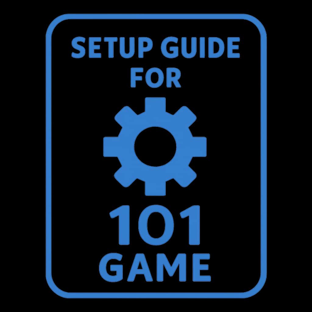 Badge design for Setup Guide for 101 Game.