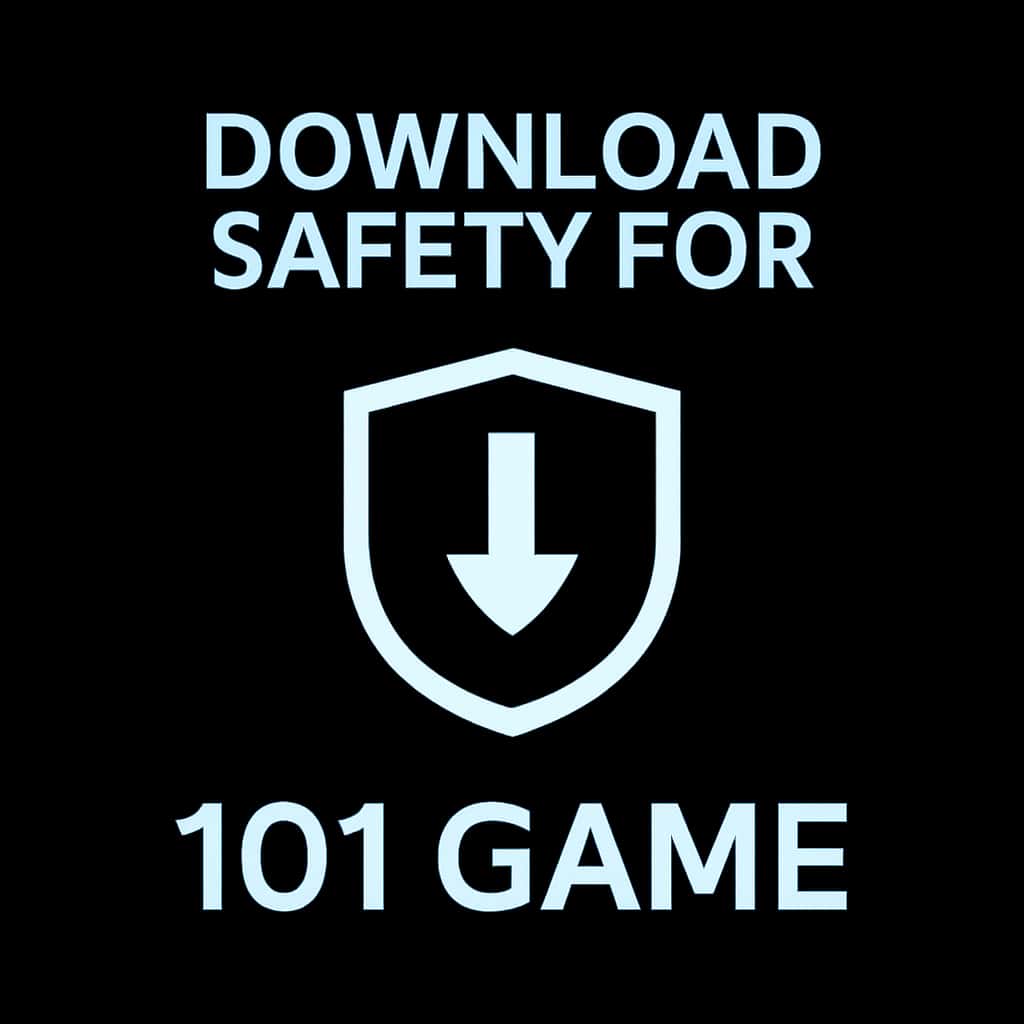 Icon representing safety in downloading 101 Game.
