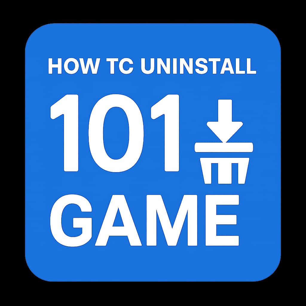 An icon representing the uninstallation process for 101 Game.