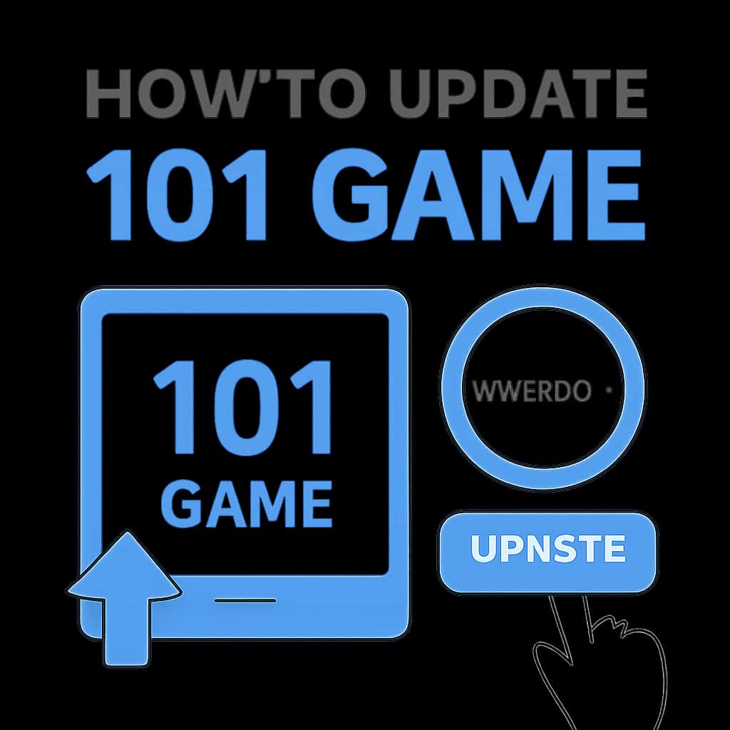 Diagram outlining the steps to update 101 Game.