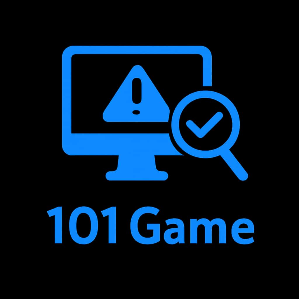 Icon depicting troubleshooting concepts related to the 101 Game.