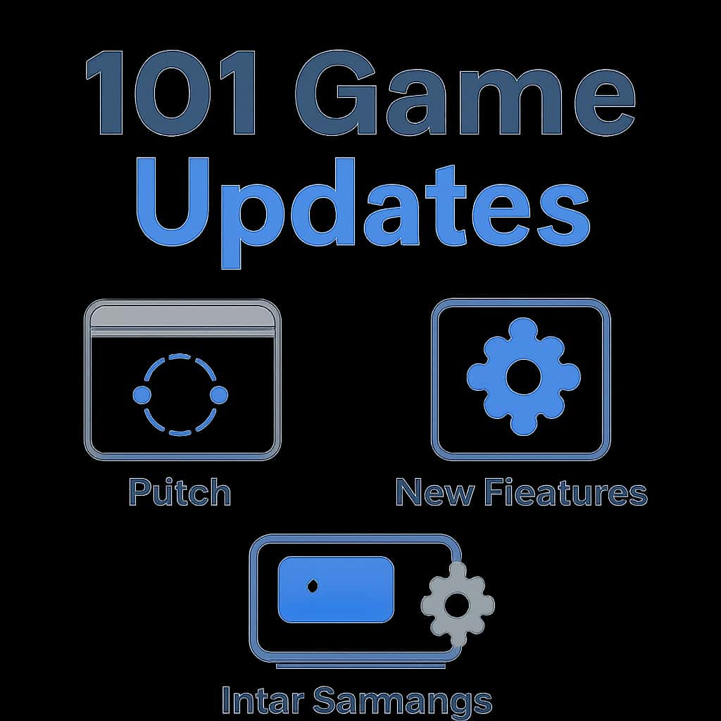 An educational diagram relating to 101 Game Updates.